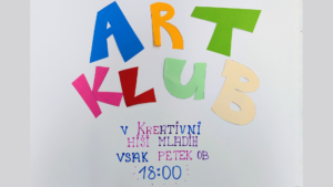 Art klub v Kreativni hiši mladih v Črnomlju, vsak petek od 18.00 do 20.00
